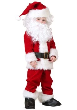 Deluxe Santa Toddler Costume For Boys