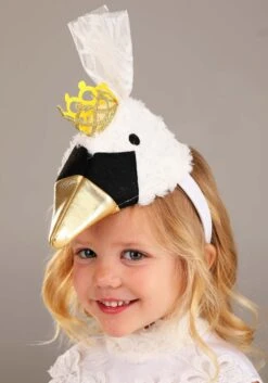 Toddler Deluxe Swan Costume Dress For Girls 10 Toddler Deluxe Swan Costume Dress For Girls -Halloween Costumes toddler deluxe swan costume alt 2
