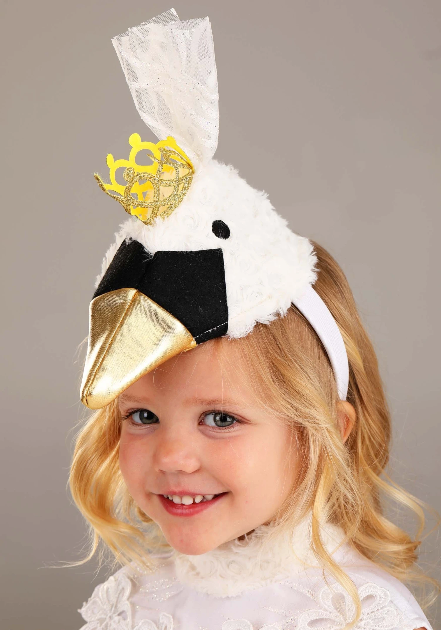 Toddler Deluxe Swan Costume Dress For Girls 5 Toddler Deluxe Swan Costume Dress For Girls - Image 3