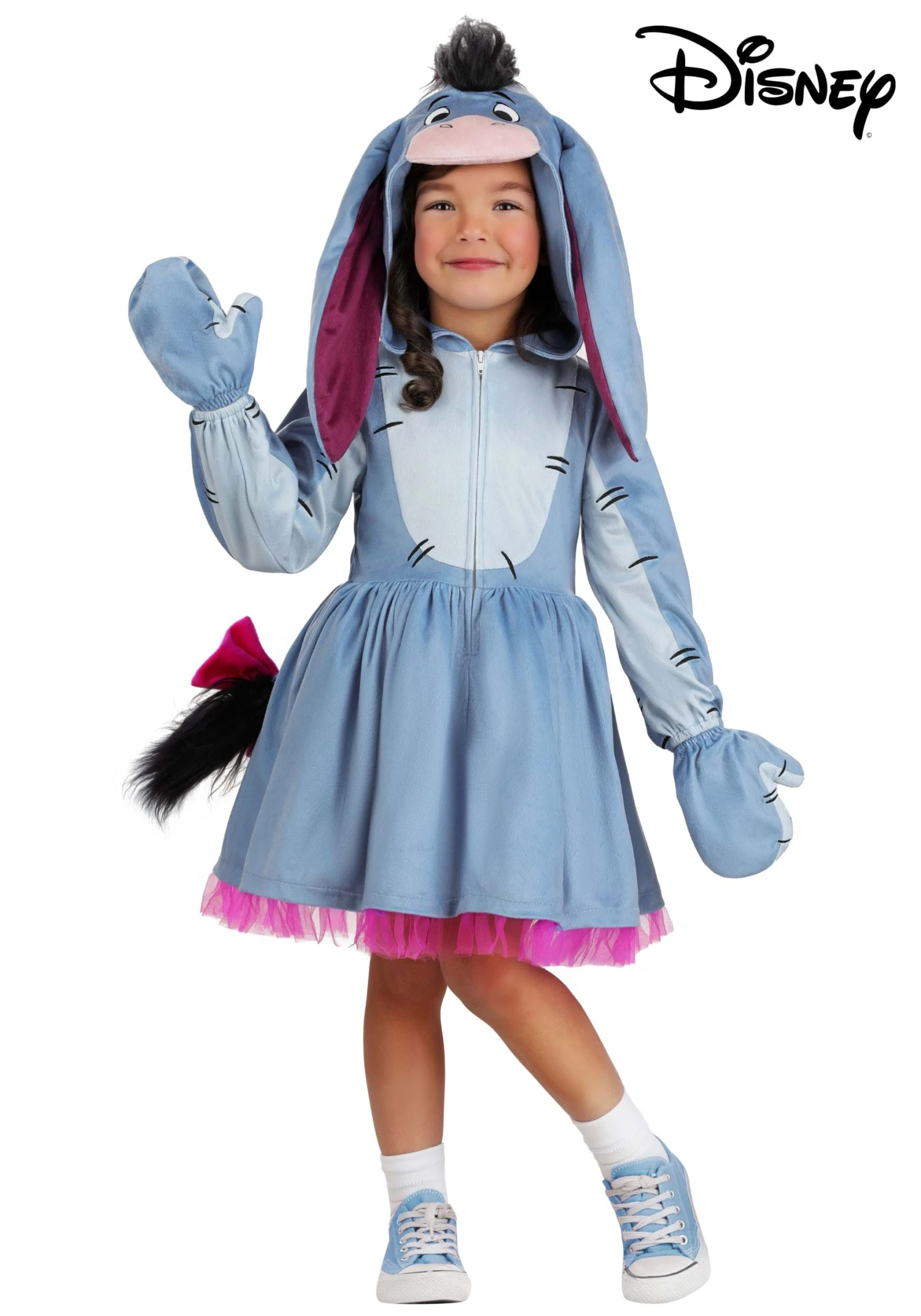 Girl's Disney Eeyore Toddler Costume Dress 3 Girl's Disney Eeyore Toddler Costume Dress