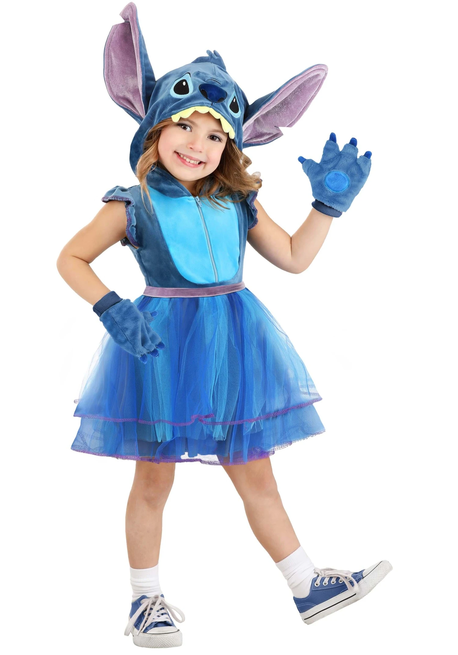 Toddler Disney Lilo And Stitch Girl's Stitch Costume Dress 4 Toddler Disney Lilo And Stitch Girl's Stitch Costume Dress - Image 2