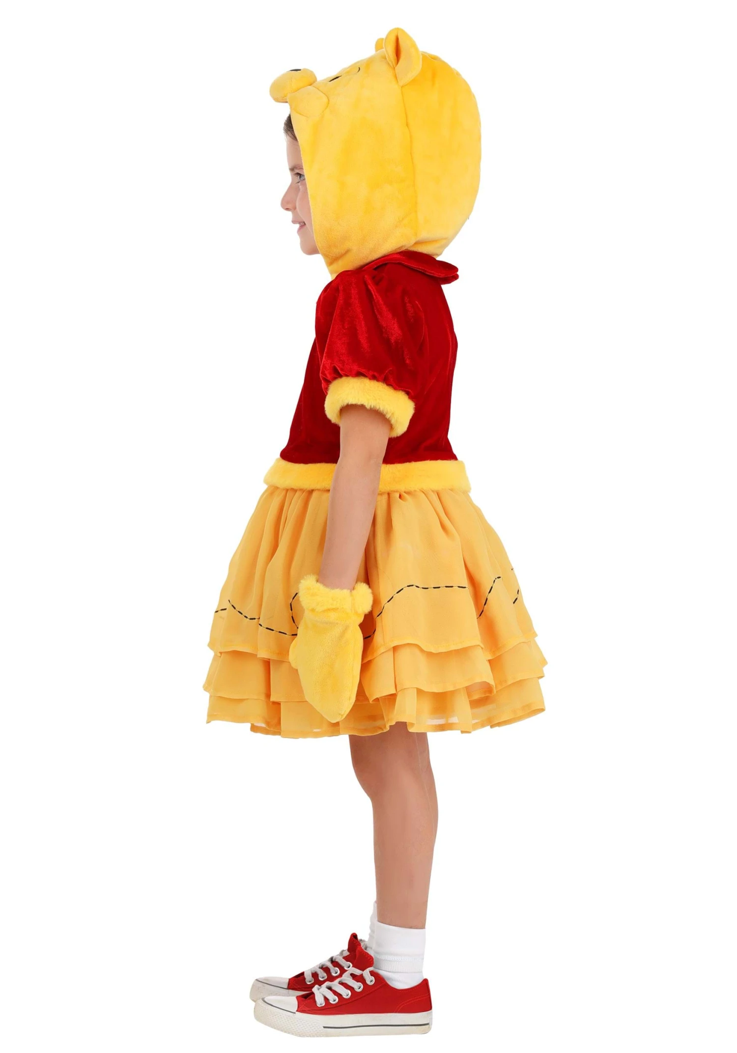 Girl's Toddler Disney Winnie The Pooh Costume Dress 5 Girl's Toddler Disney Winnie The Pooh Costume Dress - Image 3
