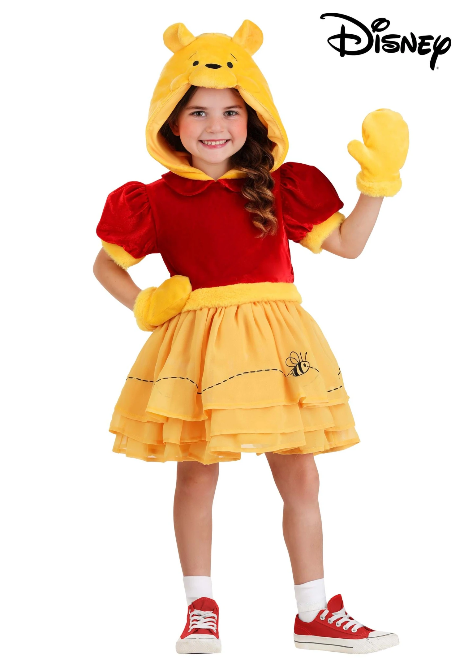 Girl's Toddler Disney Winnie The Pooh Costume Dress 3 Girl's Toddler Disney Winnie The Pooh Costume Dress