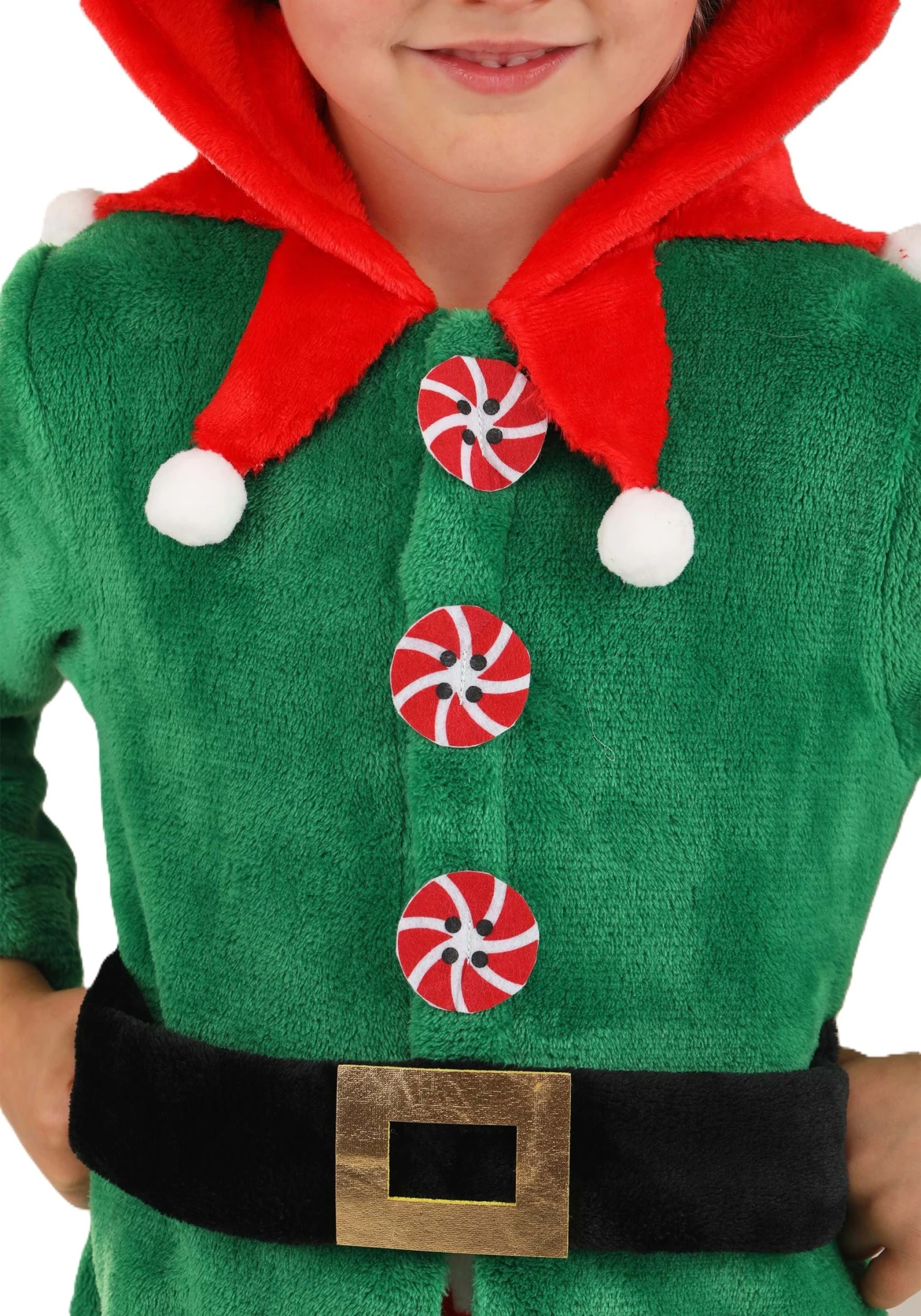 Toddler Elf Jumpsuit Costume 6 Toddler Elf Jumpsuit Costume - Image 4