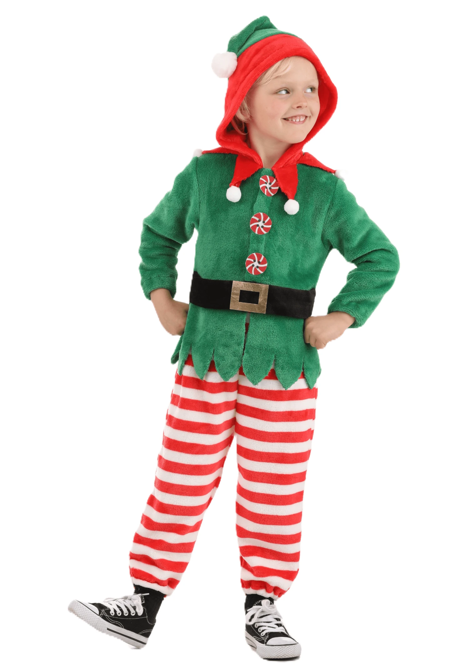 Toddler Elf Jumpsuit Costume 3 Toddler Elf Jumpsuit Costume