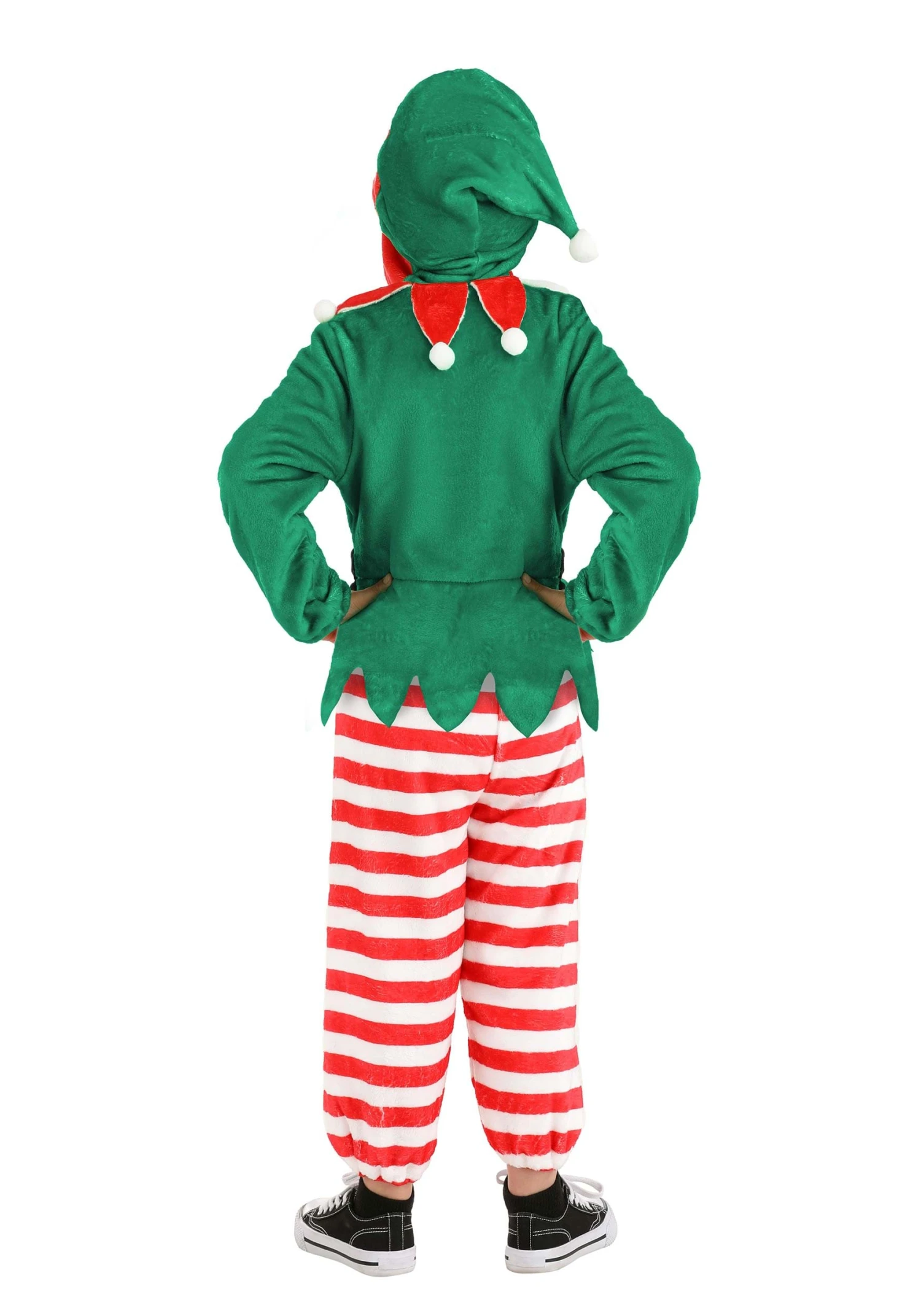 Toddler Elf Jumpsuit Costume 4 Toddler Elf Jumpsuit Costume - Image 2