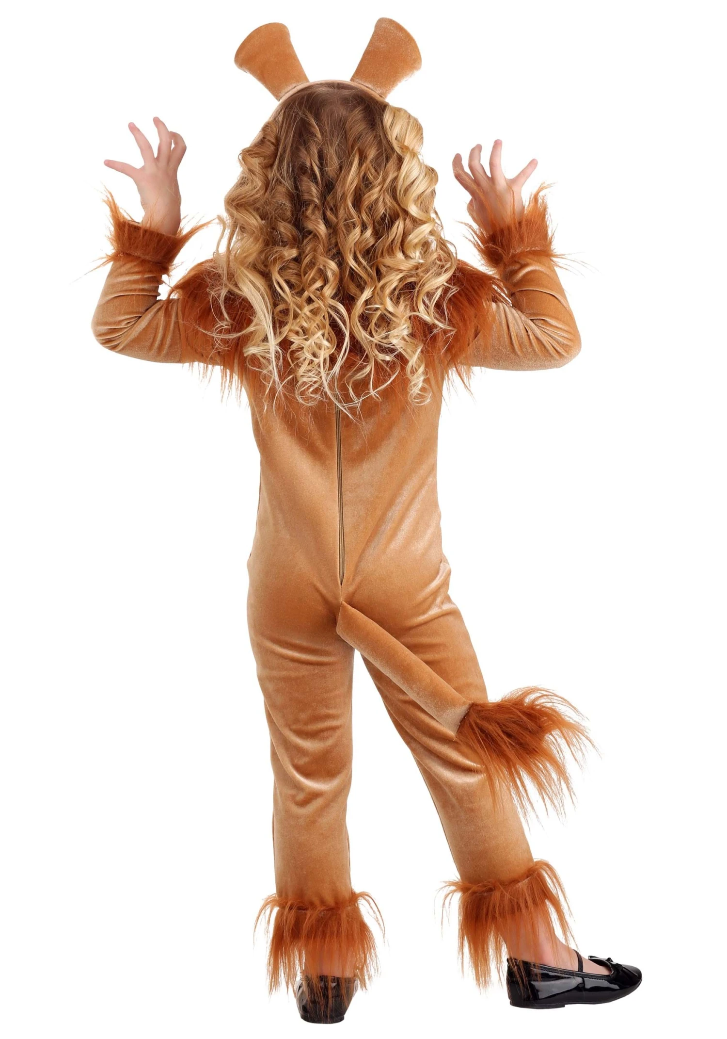 Girl's Fierce Lion Toddler Costume 4 Girl's Fierce Lion Toddler Costume - Image 2