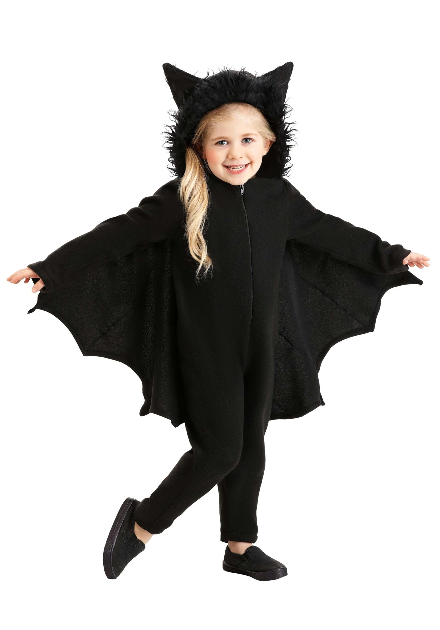 Toddler Fleece Bat Costume 3 Toddler Fleece Bat Costume