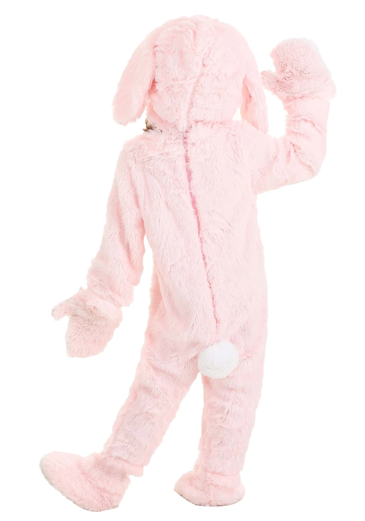 Toddler Pink Fluffy Bunny Costume 11 Toddler Pink Fluffy Bunny Costume - Image 9