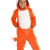 Fox Onesie Costume For Toddlers 1 Fox Onesie Costume For Toddlers -Halloween Costumes toddler fox onesie costume