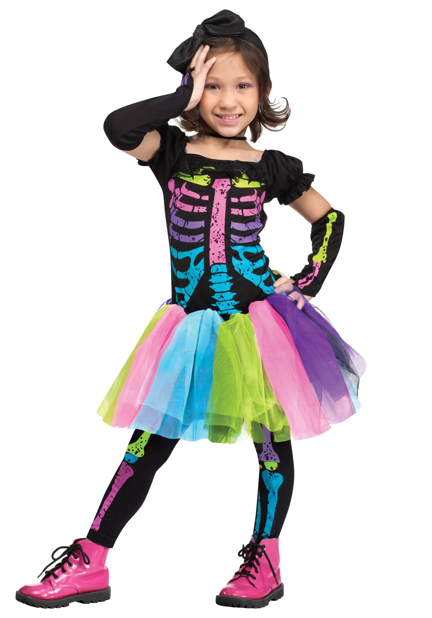 Fun World Funky Punky Bones Costume For Toddlers 3 Fun World Funky Punky Bones Costume For Toddlers