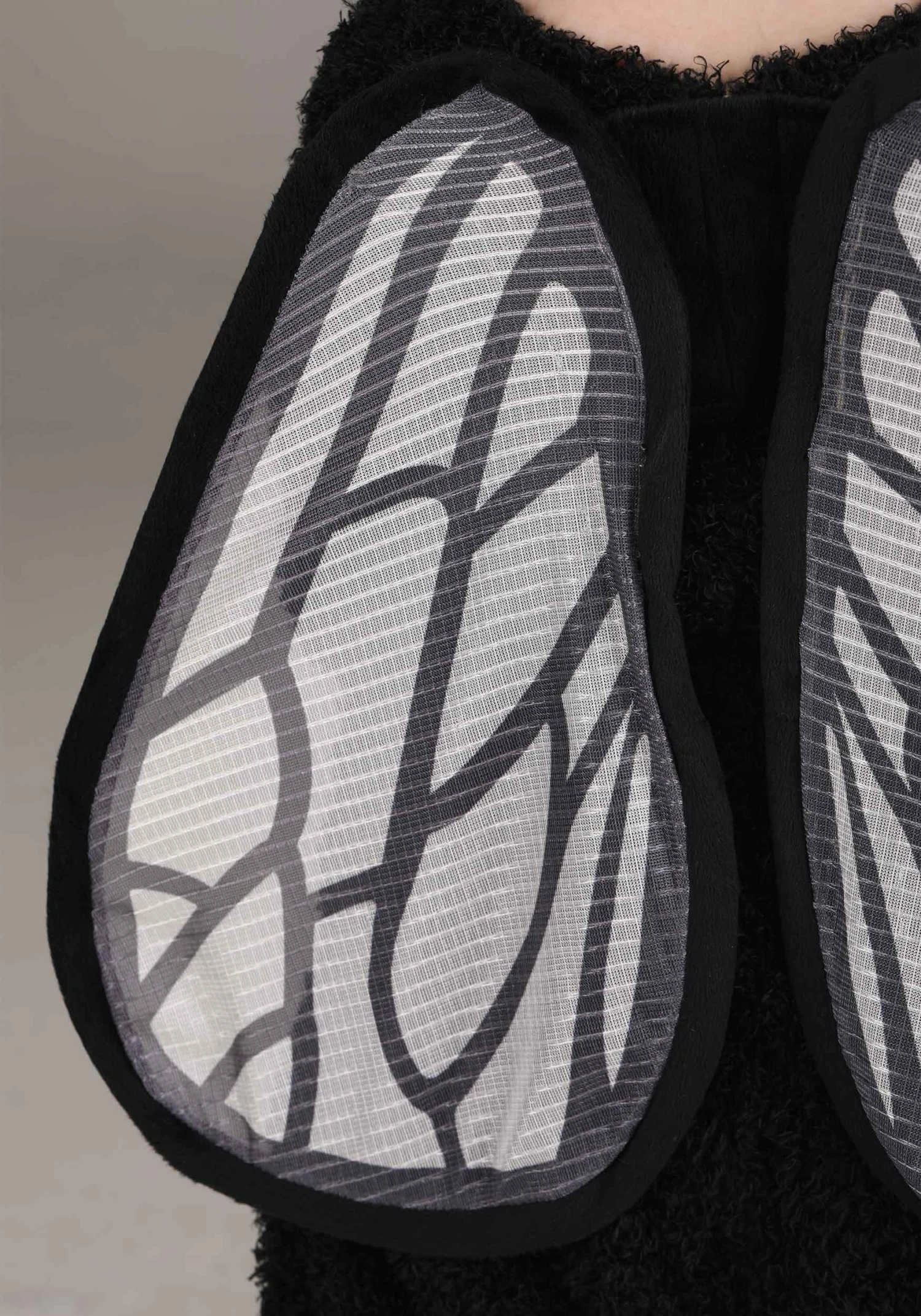 Toddler Fuzzy Black Fly Costume 6 Toddler Fuzzy Black Fly Costume - Image 4