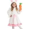 Girl's Toddler Fuzzy White Rabbit Costume 2 Girl's Toddler Fuzzy White Rabbit Costume -Halloween Costumes toddler fuzzy white rabbit costume