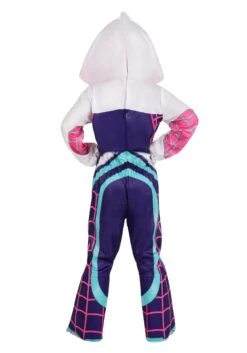 JAZWARES Girl's Ghost Spider Toddler Costume -Halloween Costumes toddler ghost spider costume alt 4