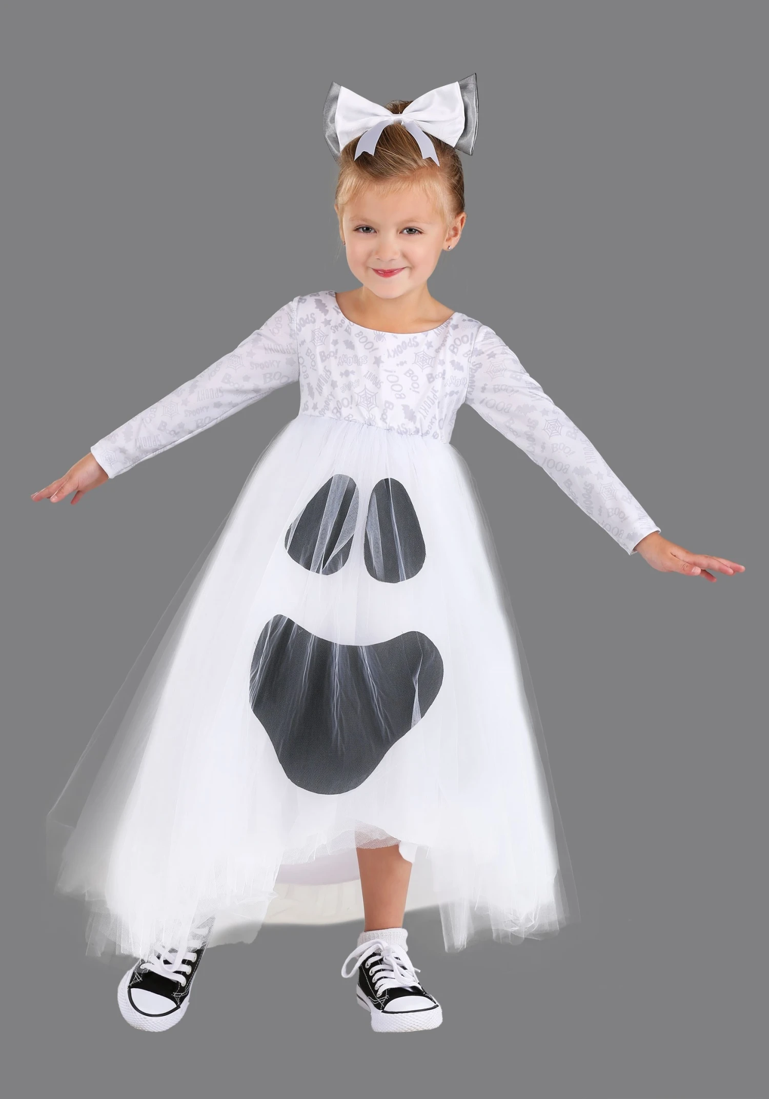 Ghost Tutu Toddler Costume 5 Ghost Tutu Toddler Costume - Image 3