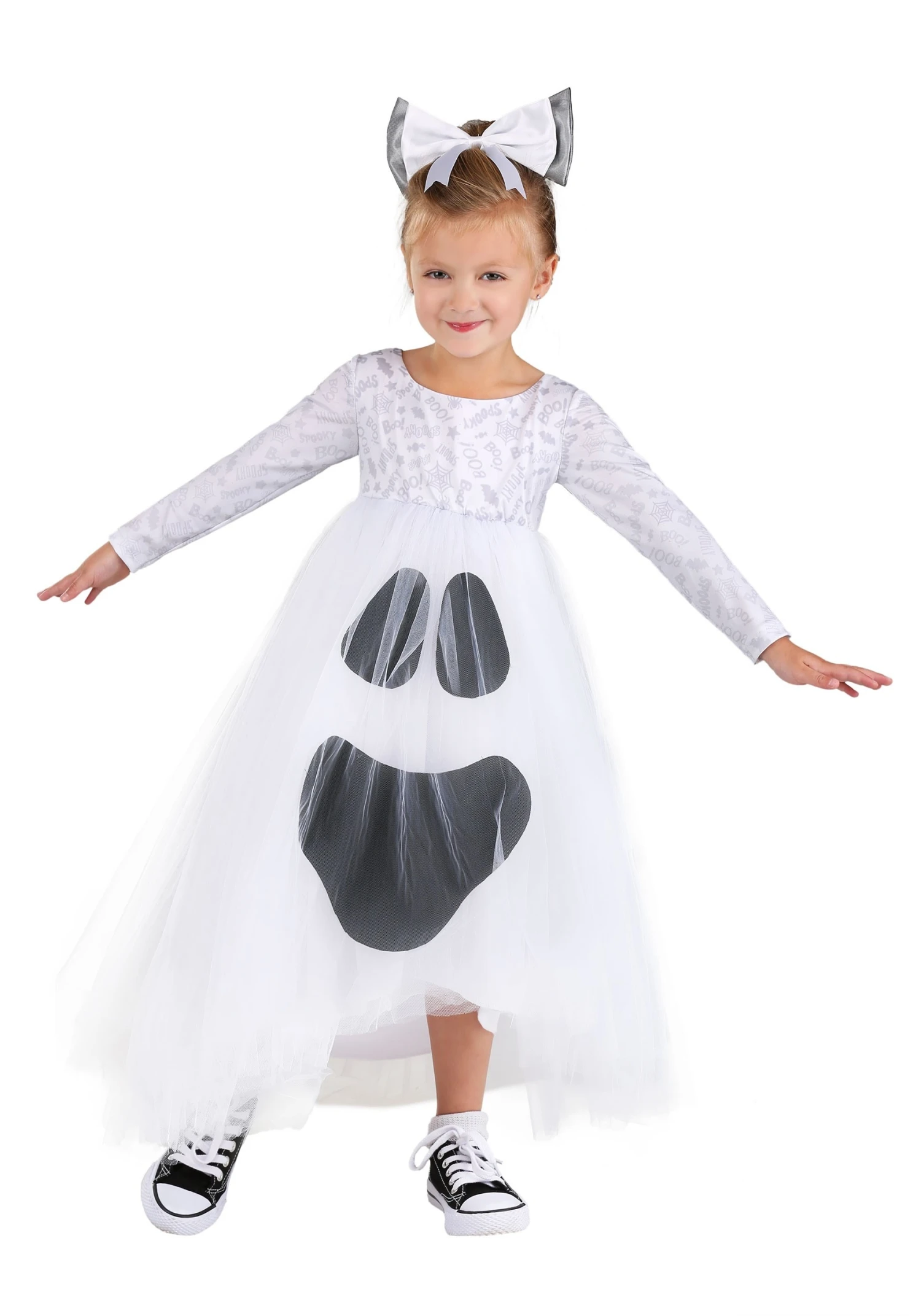 Ghost Tutu Toddler Costume 3 Ghost Tutu Toddler Costume