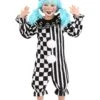 Girl's Giddy Gothic Clown Toddler Costume -Halloween Costumes toddler giddy gothic clown costume