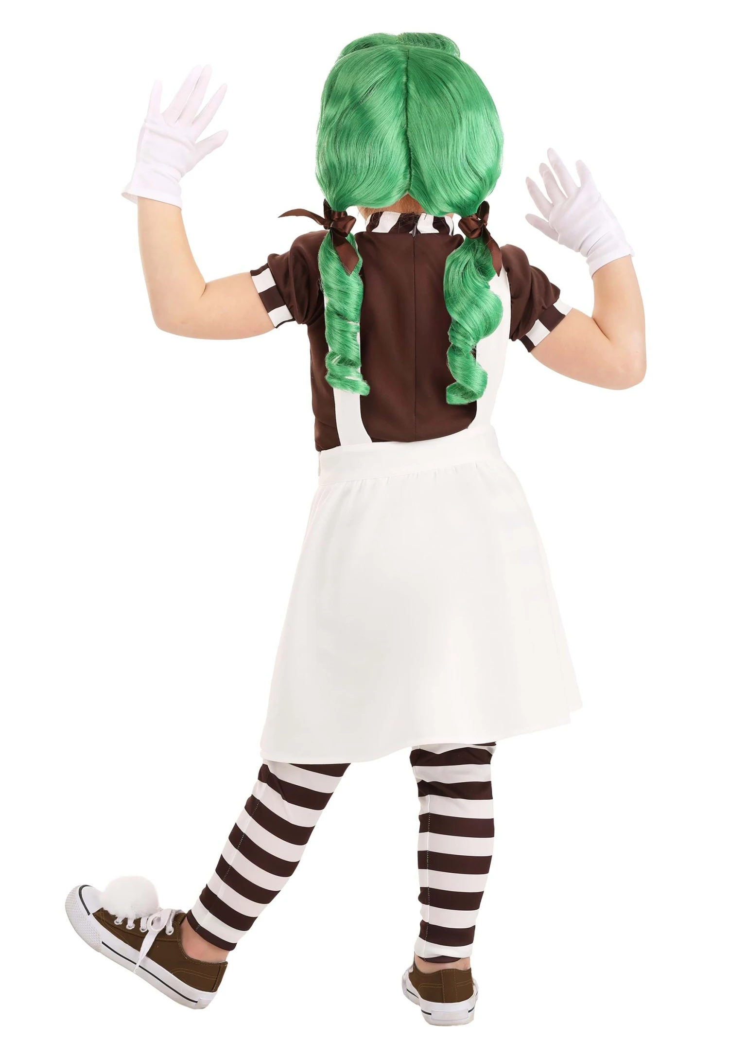 Toddler Chocolate Factory Worker Costume For Girls 4 Toddler Chocolate Factory Worker Costume For Girls - Image 2