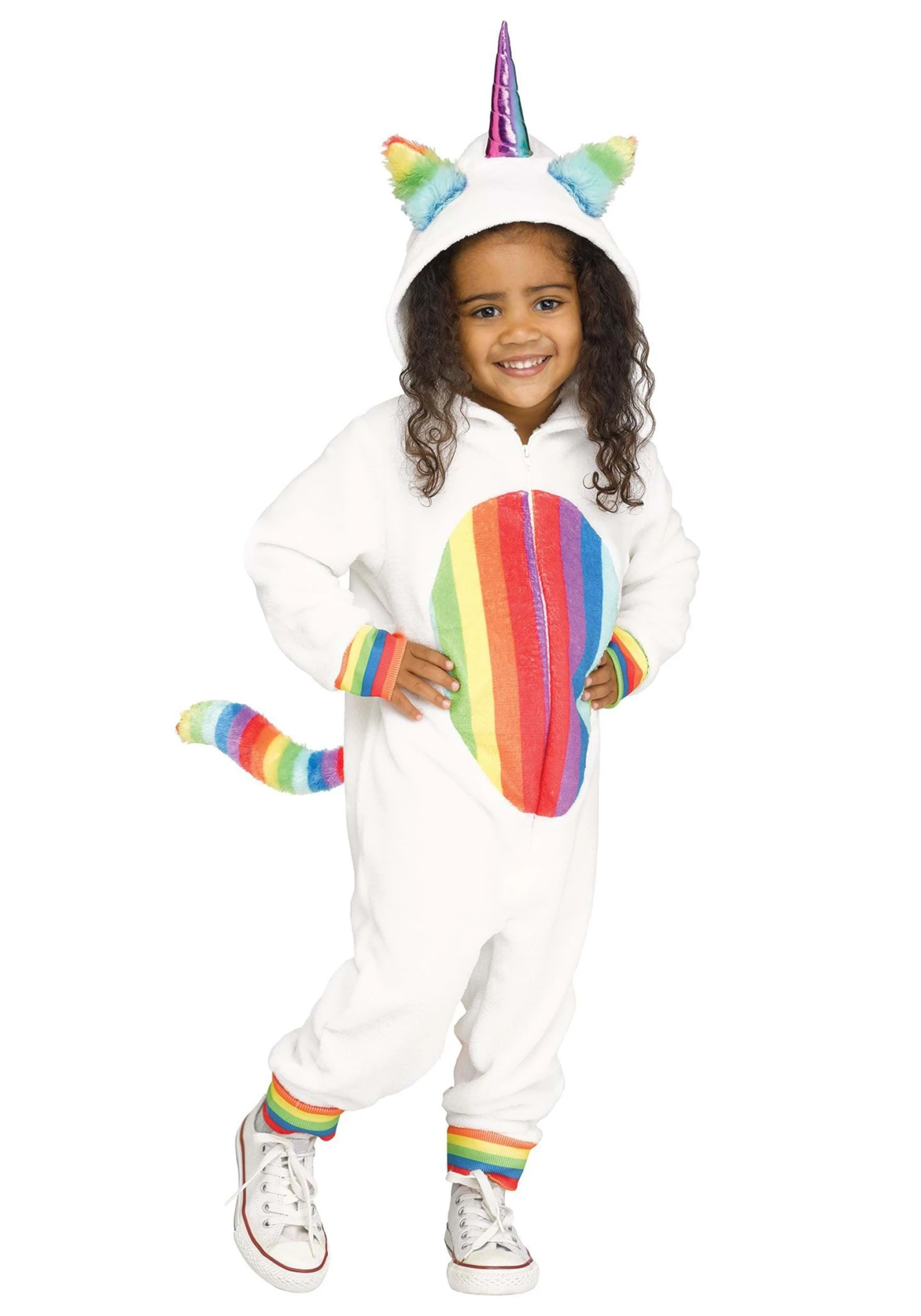 Fun World Toddler Rainbow Unicorn Costume 3 Fun World Toddler Rainbow Unicorn Costume