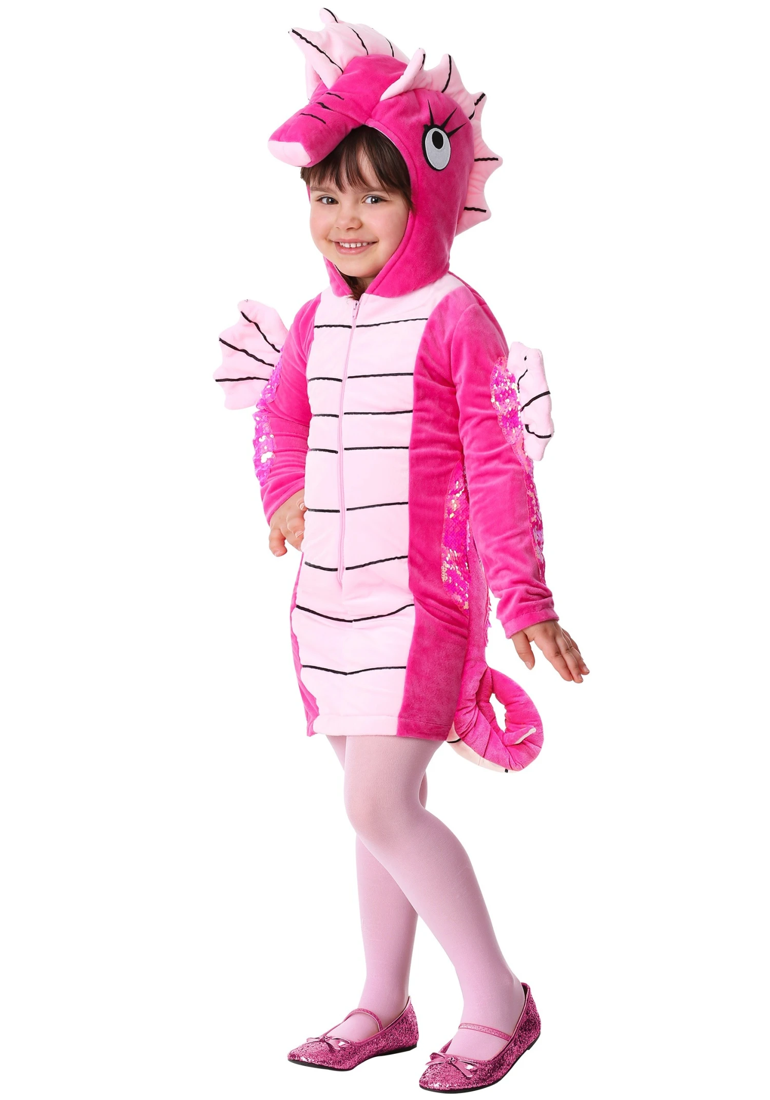 Toddler Pink Seahorse Costume For Girls 3 Toddler Pink Seahorse Costume For Girls