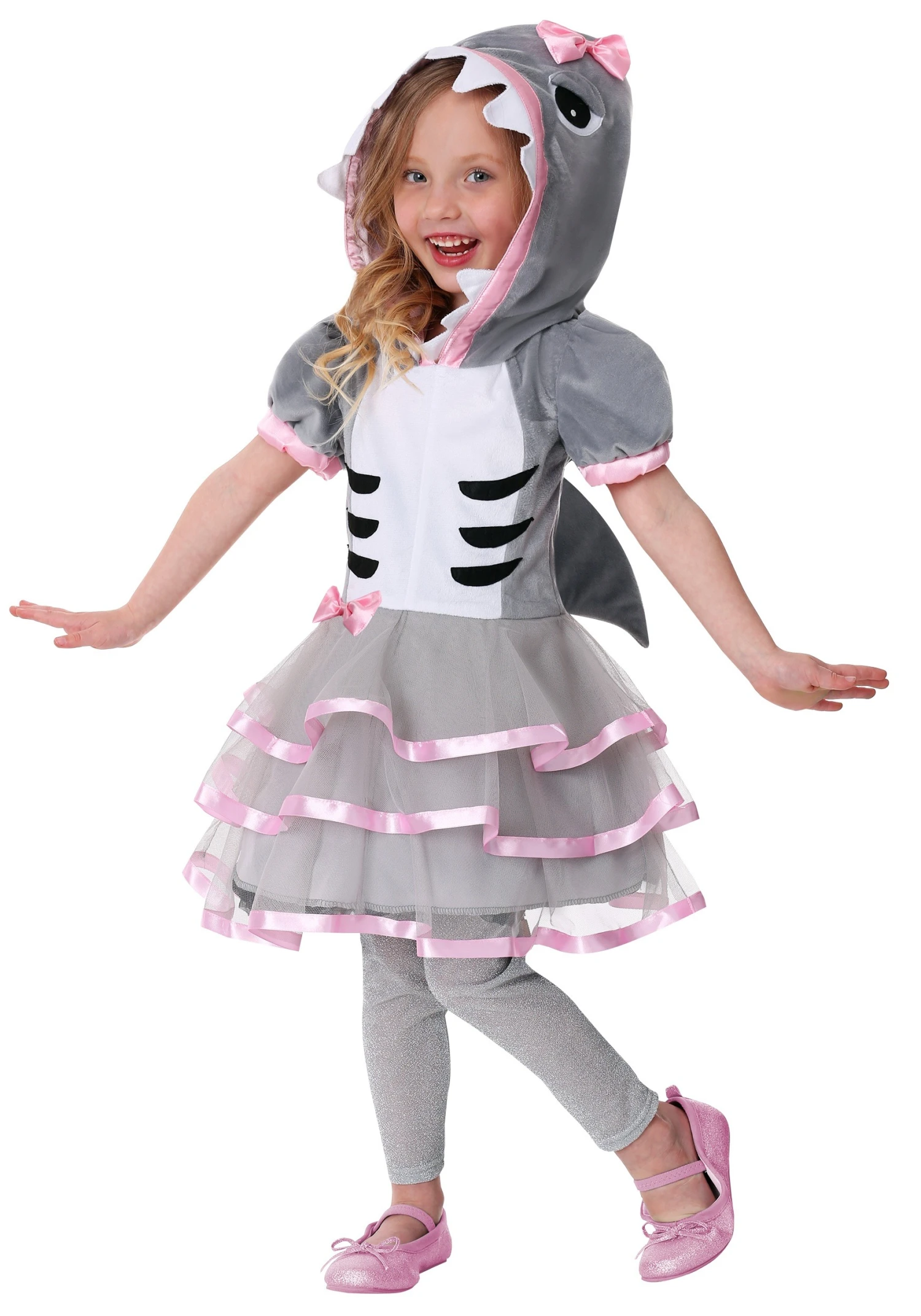 Girl's Toddler Shark Sweetie Costume 3 Girl's Toddler Shark Sweetie Costume