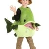 Toddler Gone Fishin' Bass Costume For Toddlers 1 Toddler Gone Fishin' Bass Costume For Toddlers -Halloween Costumes toddler gone fishin bass costume
