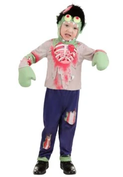 Boy's Goofy Zombie Costume For Toddlers