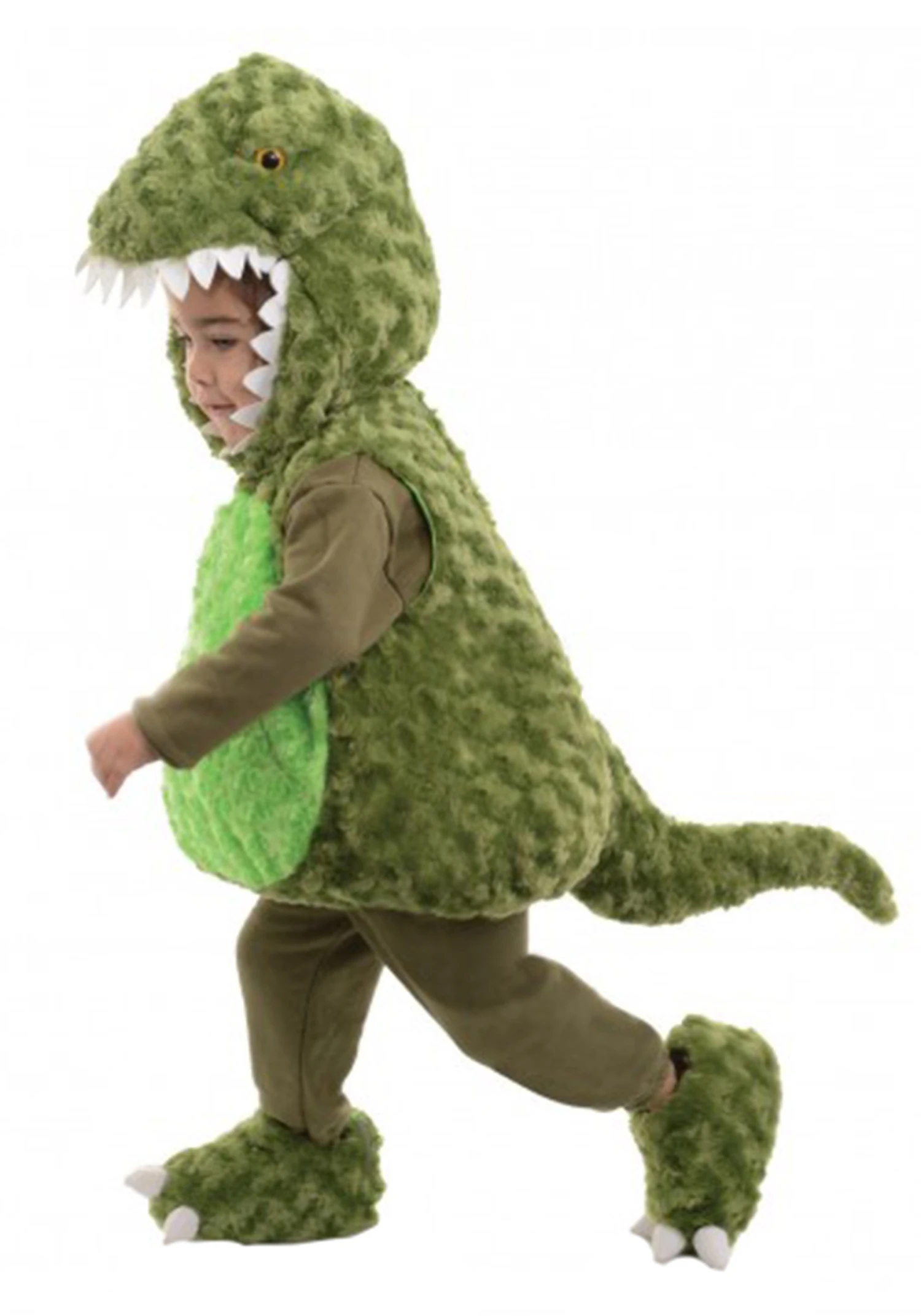 Toddler Green T-Rex Bubble Kid's Costume 3 Toddler Green T-Rex Bubble Kid's Costume