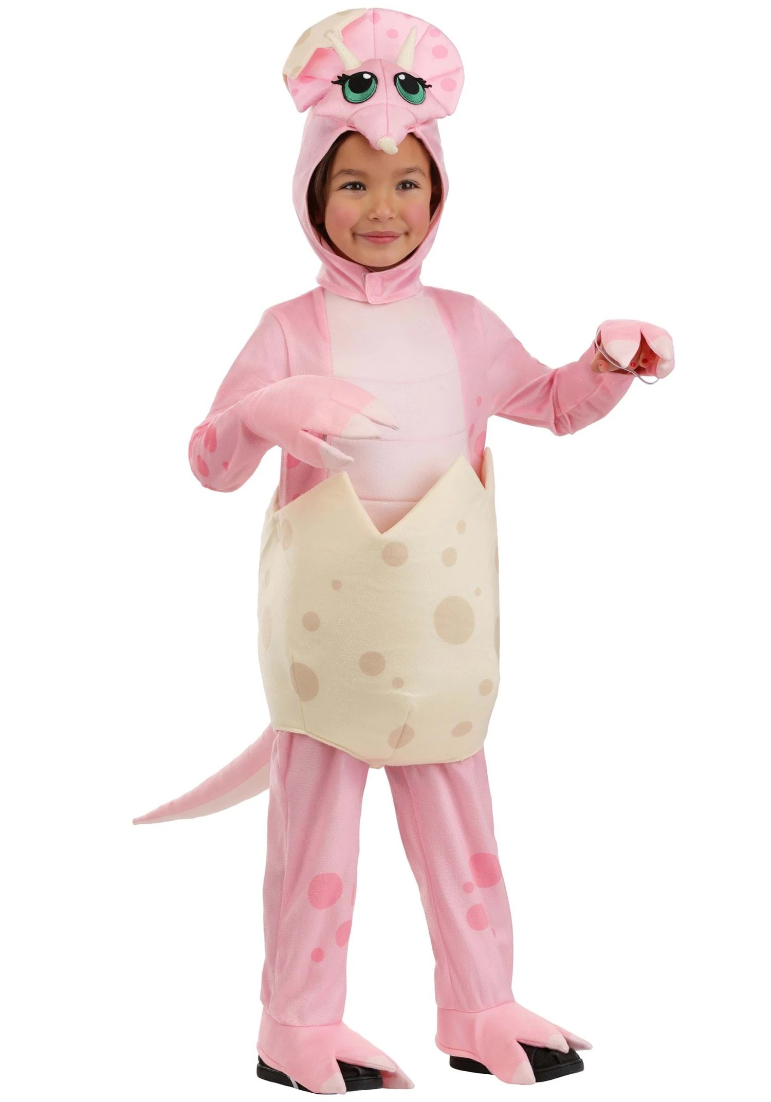 Girl's Toddler Hatchling Dinosaur Costume 3 Girl's Toddler Hatchling Dinosaur Costume