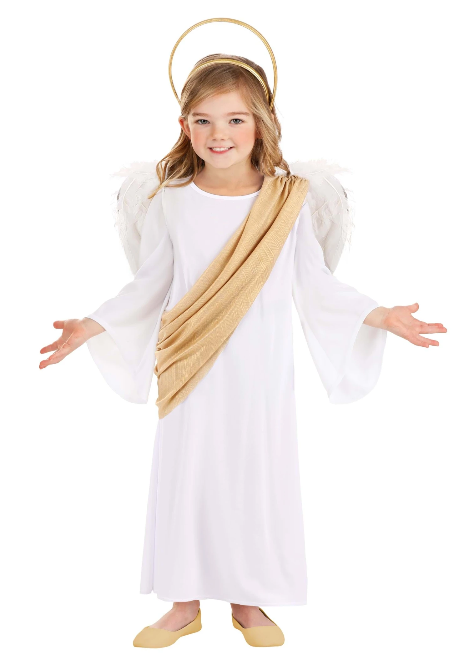 Girl's Holy Angel Toddler Costume 3 Girl's Holy Angel Toddler Costume