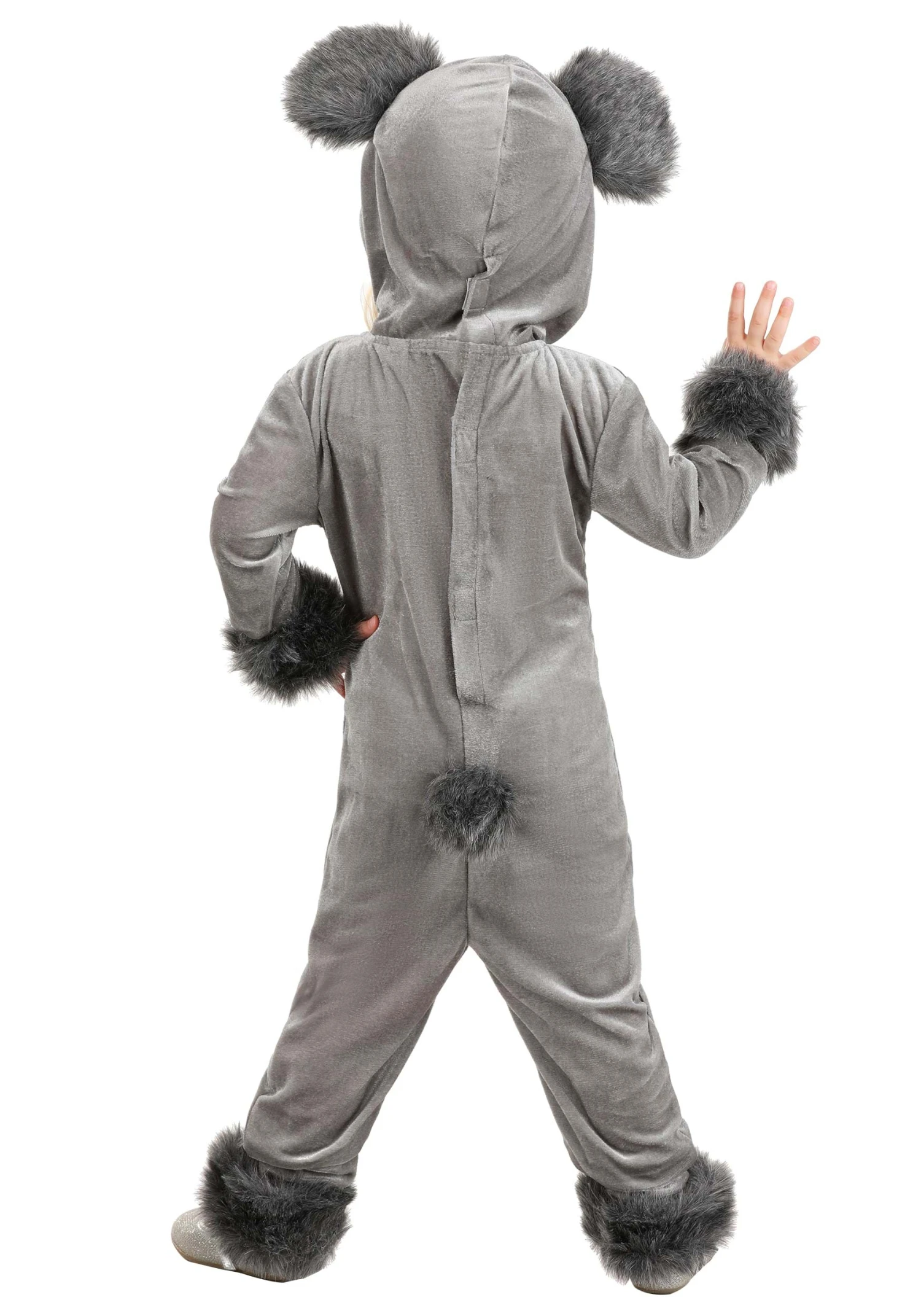Toddler Hooded Koala Costume 4 Toddler Hooded Koala Costume - Image 2