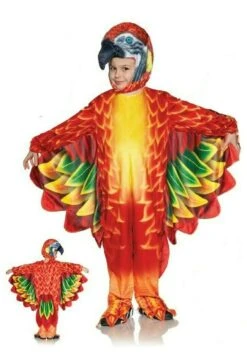 Photo Realistic Parrot Toddler Costume 5 Photo Realistic Parrot Toddler Costume -Halloween Costumes toddler kids photo realistic parrot costume alt 1