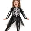 Toddler Lil Miss Skeleton Costume For Girls 1 Toddler Lil Miss Skeleton Costume For Girls -Halloween Costumes toddler lil miss skeleton costume