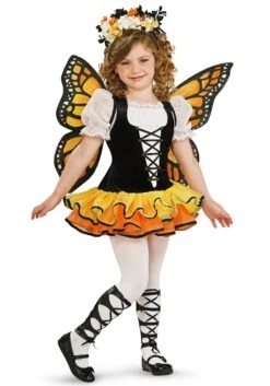 Toddler Monarch Butterfly Costume For Girls