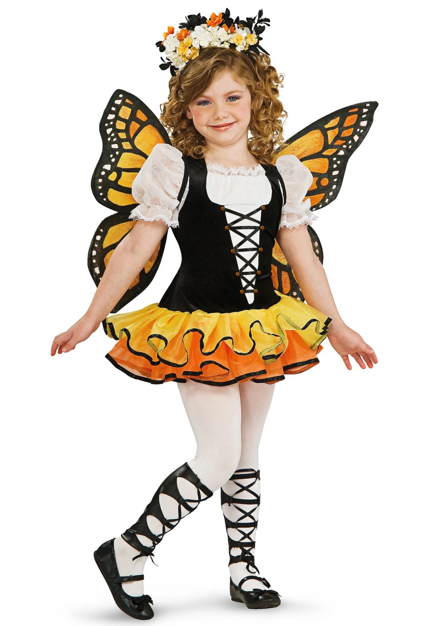 Toddler Monarch Butterfly Costume For Girls 3 Toddler Monarch Butterfly Costume For Girls
