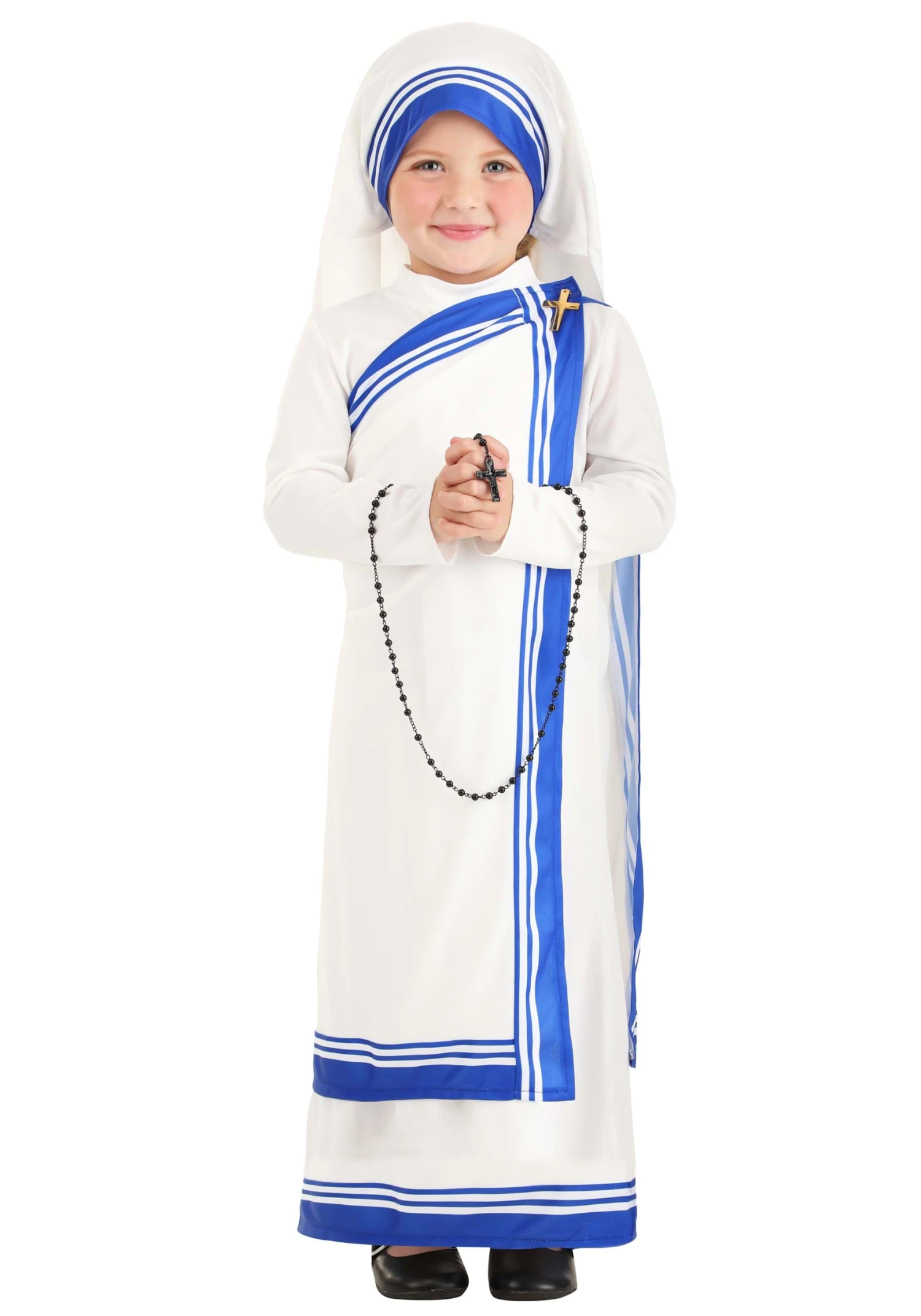 Girl's Toddler Mother Teresa Costume 3 Girl's Toddler Mother Teresa Costume