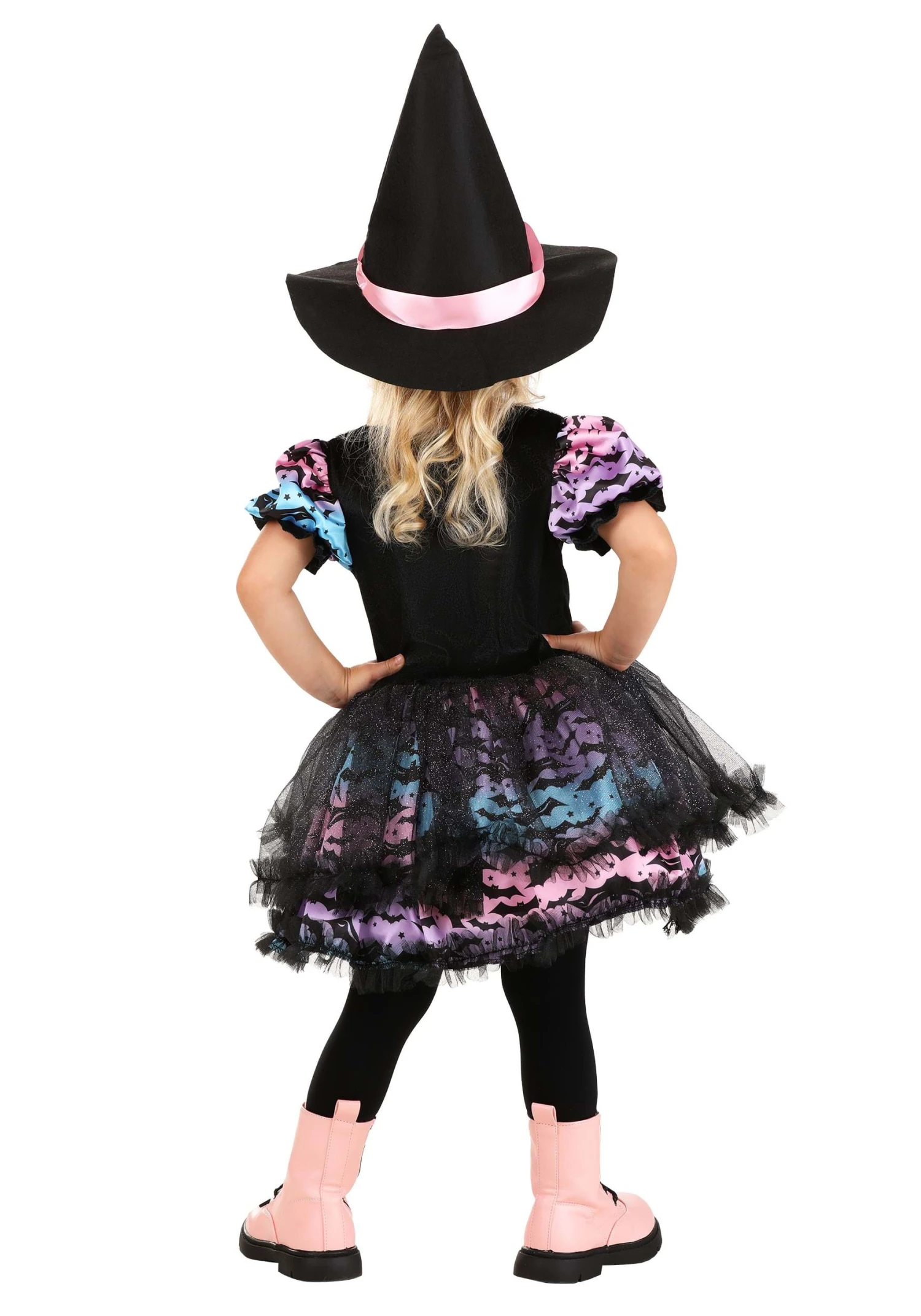Pastel Tutu Girl's Witch Toddler Costume 4 Pastel Tutu Girl's Witch Toddler Costume - Image 2