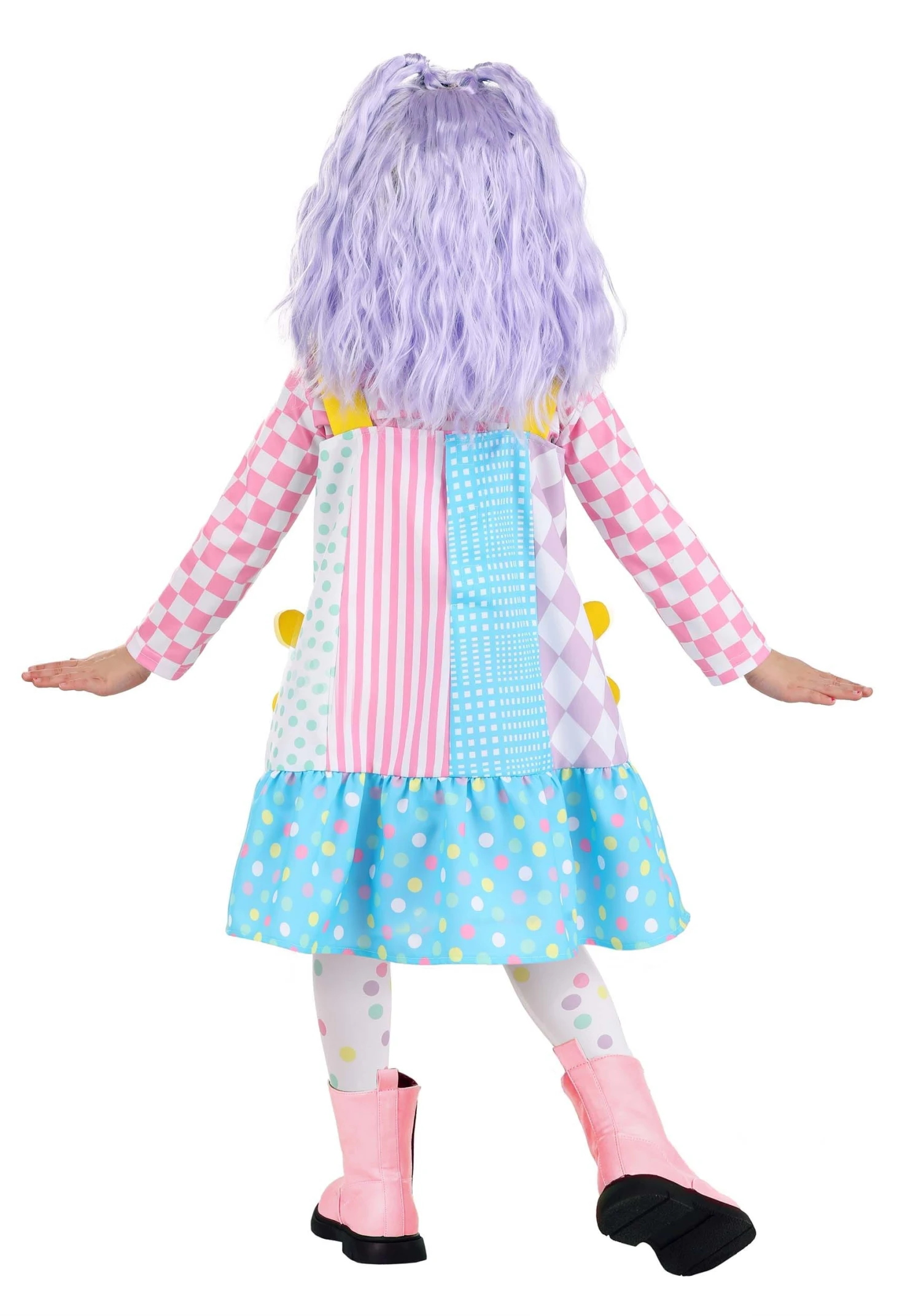 Pinafore Clown Toddler Costume 4 Pinafore Clown Toddler Costume - Image 2