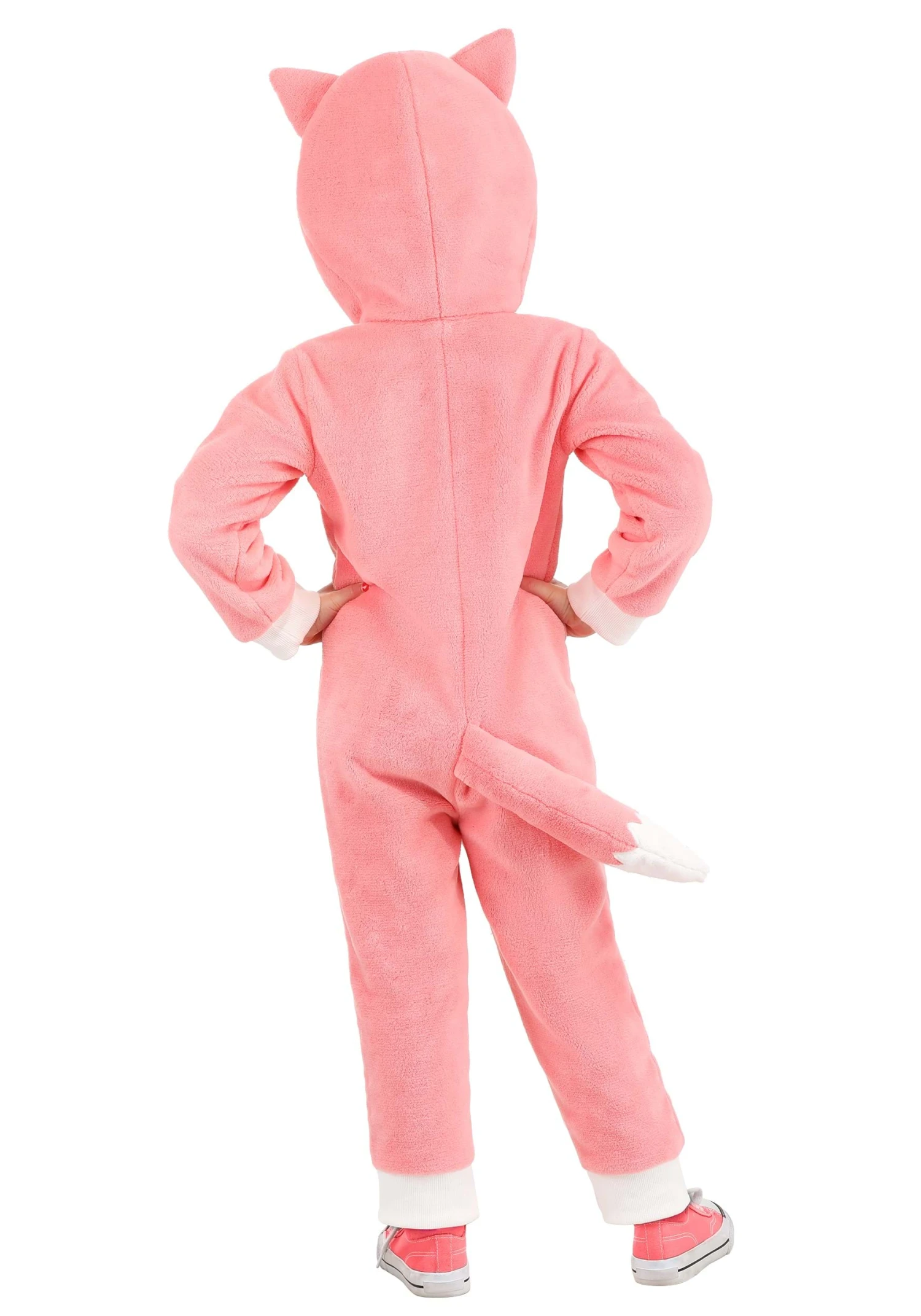 Girl's Pink Fox Toddler Onesie Costume 6 Girl's Pink Fox Toddler Onesie Costume - Image 4