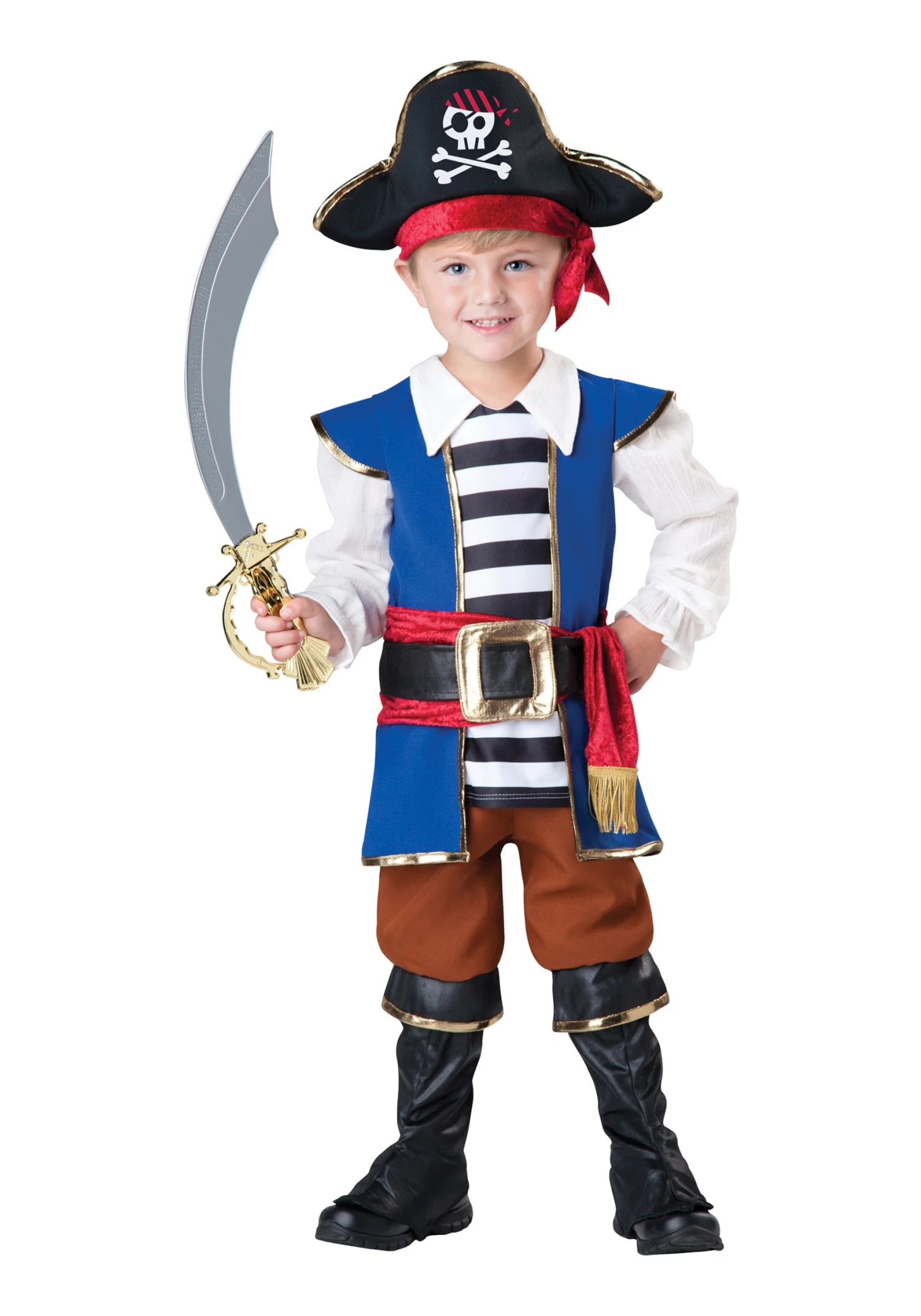 Toddler Pirate Captain Costume 3 Toddler Pirate Captain Costume