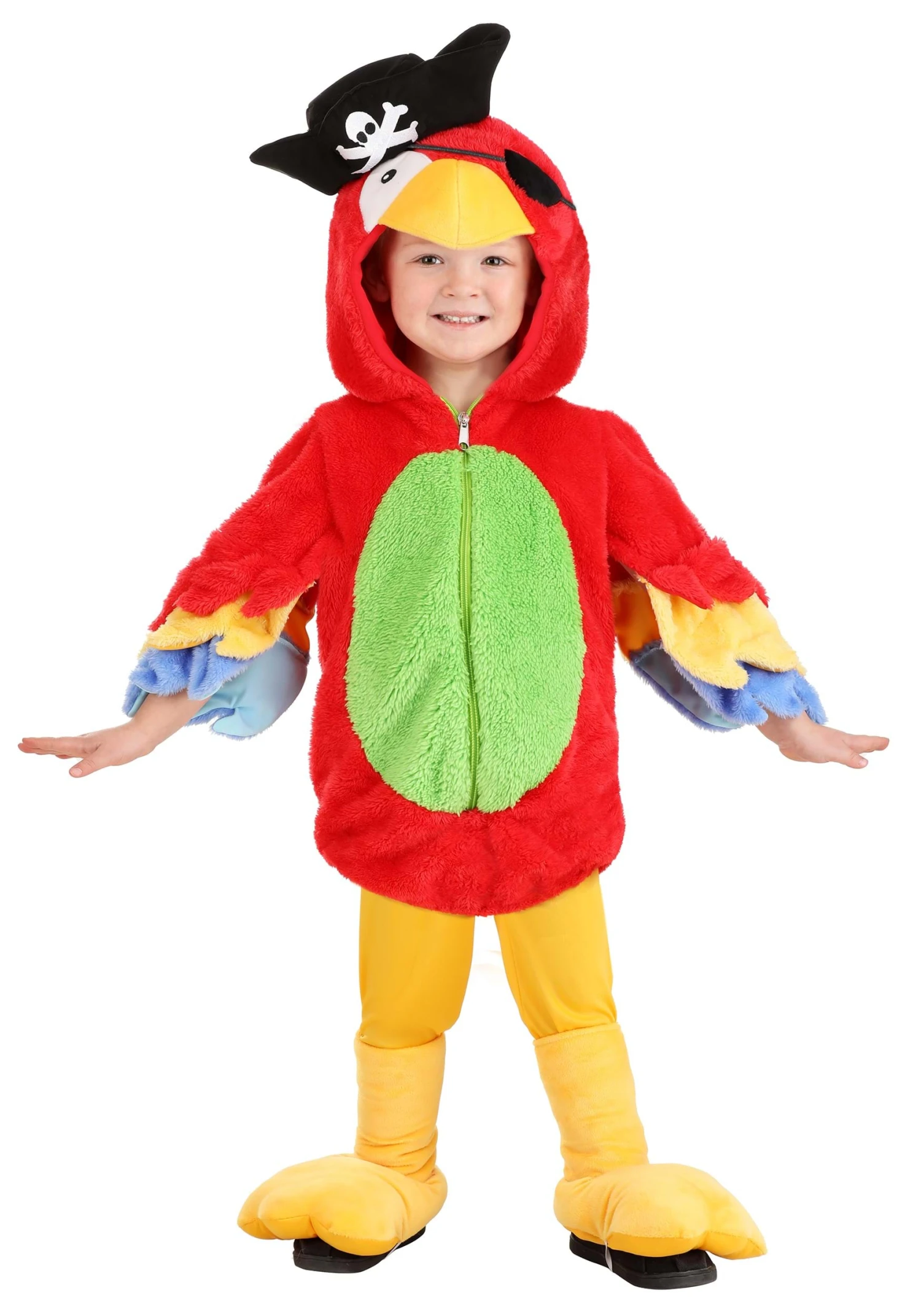 Pirate Parrot Toddler Costume 3 Pirate Parrot Toddler Costume