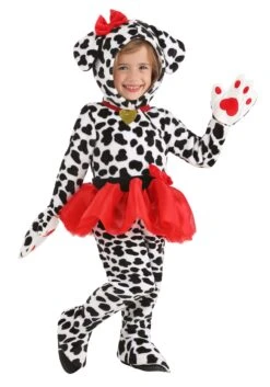 Soft Dalmatian Tutu Costume For Toddler