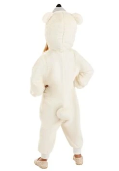 Polar Bear Costume Onesie For Toddlers 5 Polar Bear Costume Onesie For Toddlers -Halloween Costumes toddler polar bear costume onesie alt 1