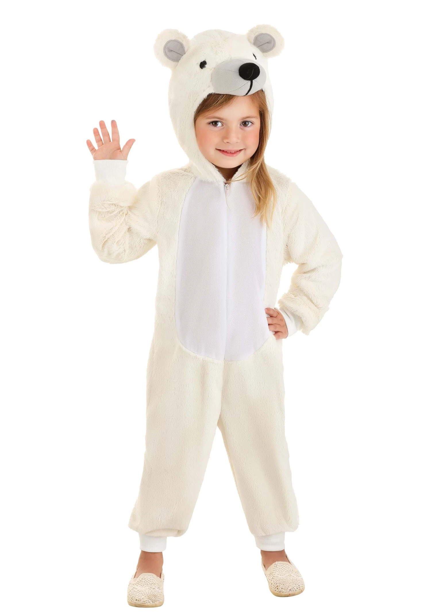 Polar Bear Costume Onesie For Toddlers 3 Polar Bear Costume Onesie For Toddlers