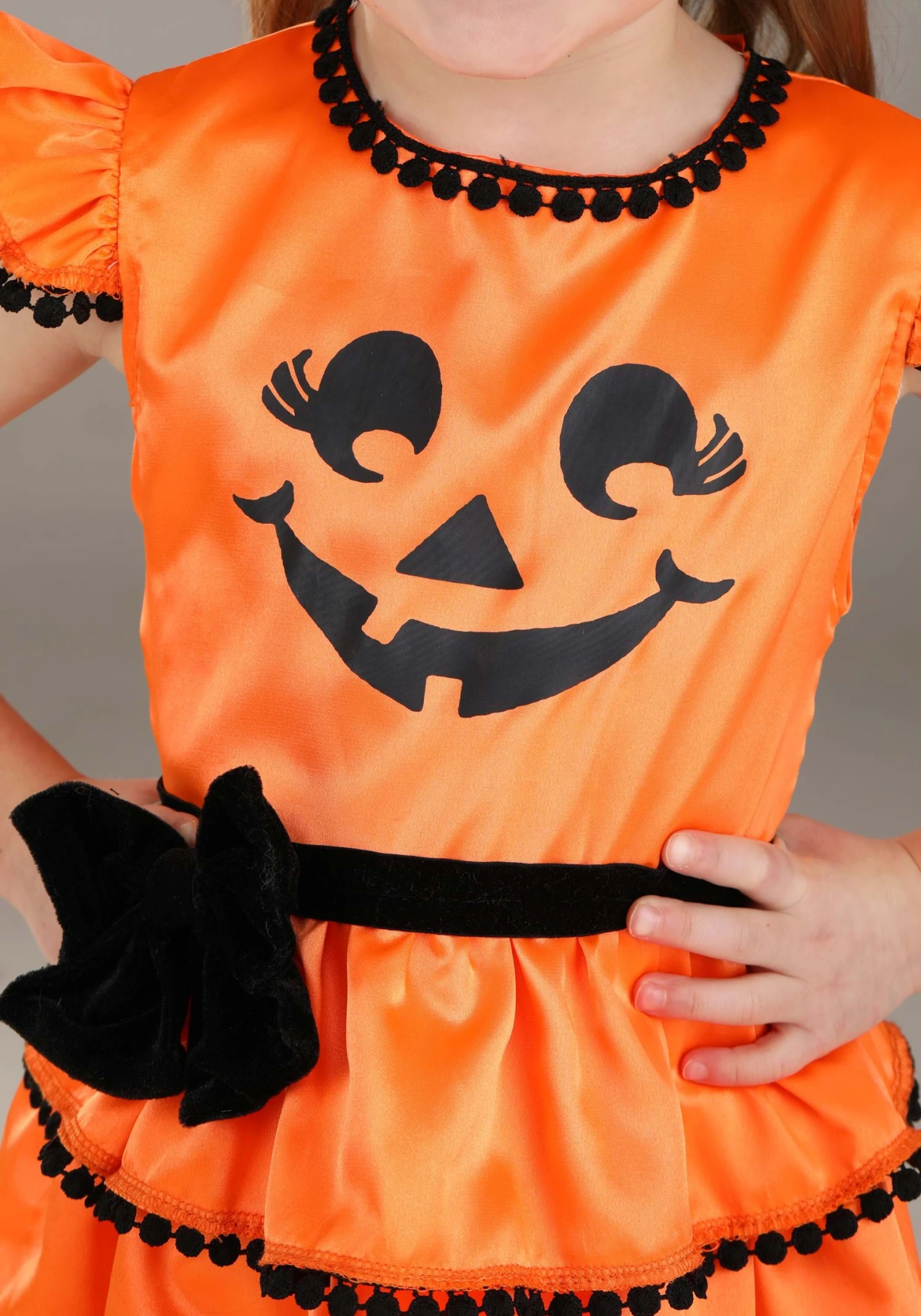 Pom Pom Pumpkin Toddler Costume 5 Pom Pom Pumpkin Toddler Costume - Image 3