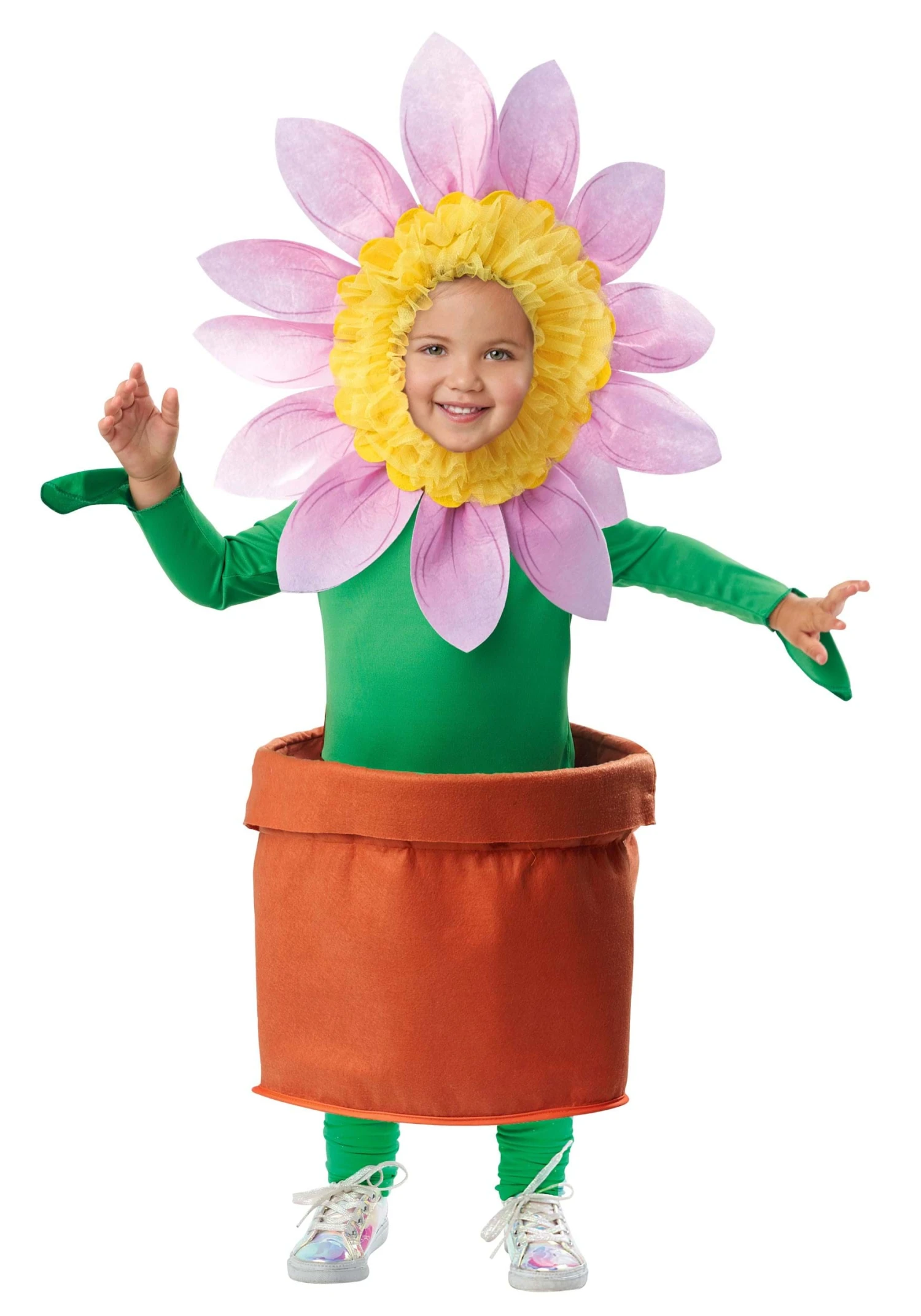 Toddler Girl's Potted Flower Costume 3 Toddler Girl's Potted Flower Costume