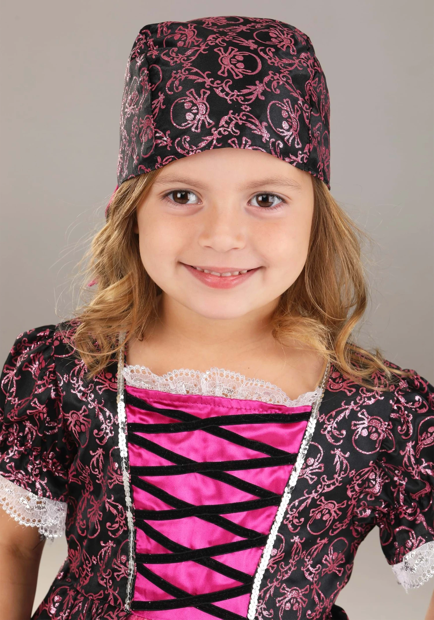 Girl's Precious Pink Pirate Toddler Costume 6 Girl's Precious Pink Pirate Toddler Costume - Image 4