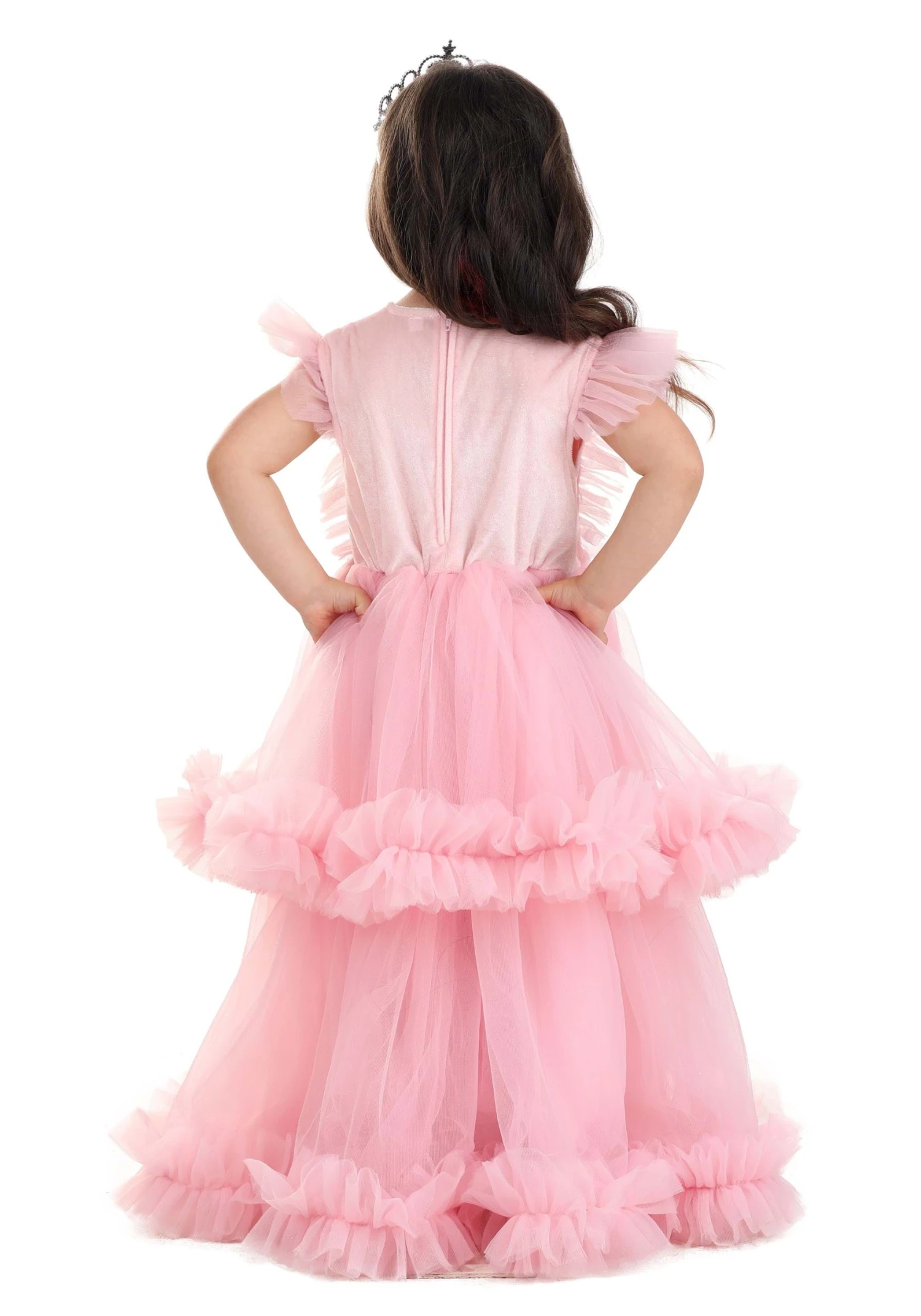 Toddler Pretty In Pink Princess Girl's Costume Dress 4 Toddler Pretty In Pink Princess Girl's Costume Dress - Image 2