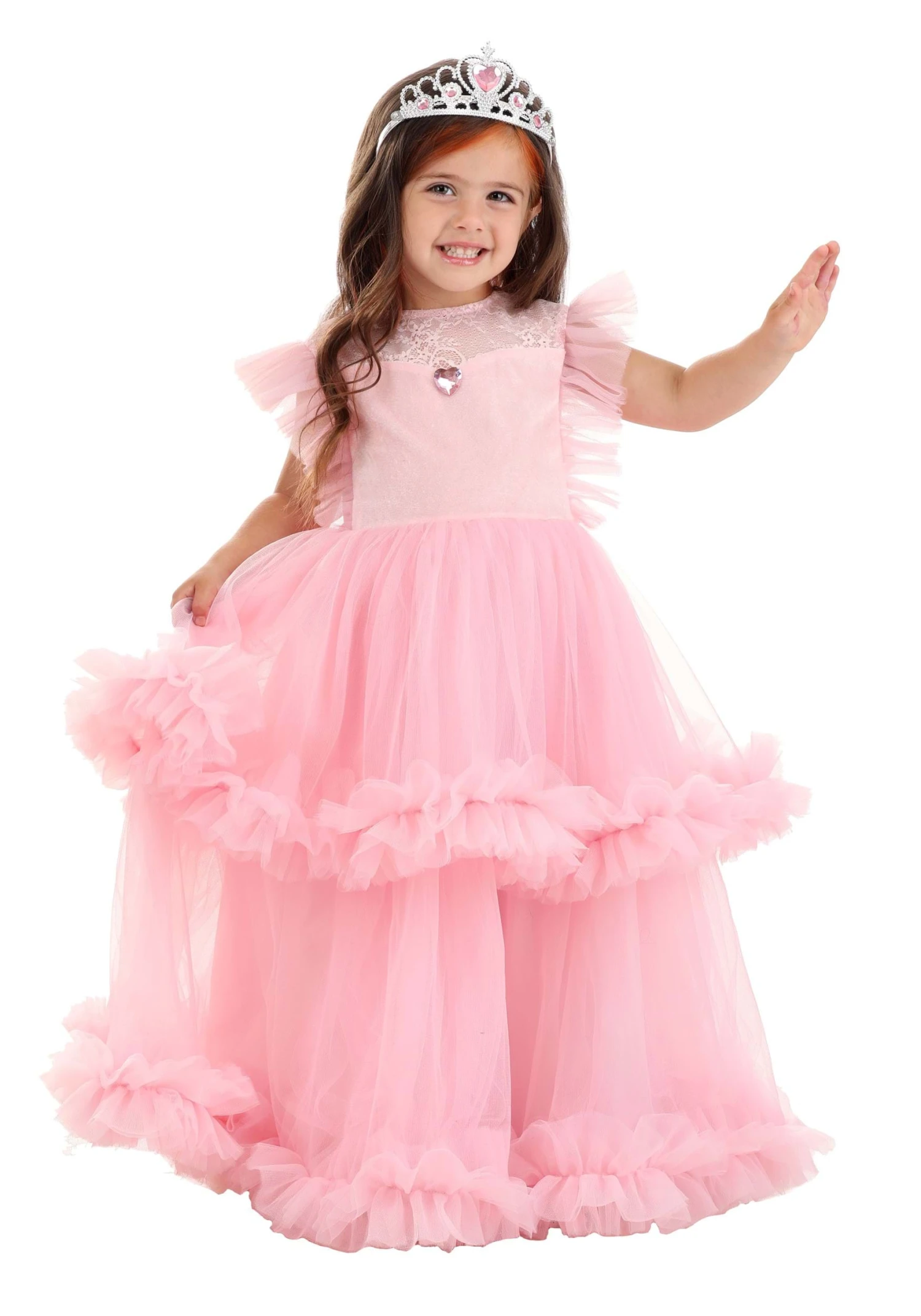 Toddler Pretty In Pink Princess Girl's Costume Dress 3 Toddler Pretty In Pink Princess Girl's Costume Dress