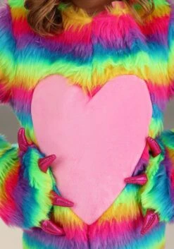 Rainbow Monster Toddler Costume 14 Rainbow Monster Toddler Costume -Halloween Costumes toddler rainbow monster costume alt 5